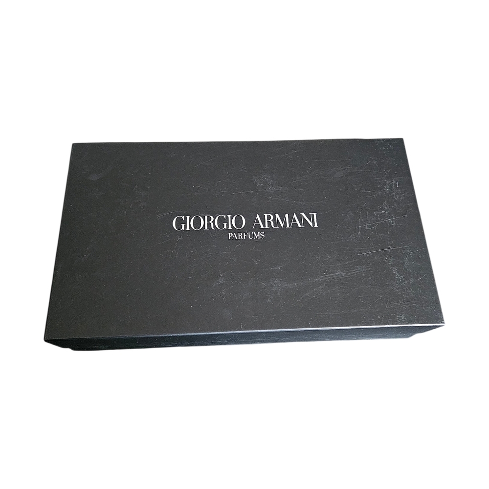 Giorgio Armani Black Travel Cosmetic Case With Box - Picture 7 of 7